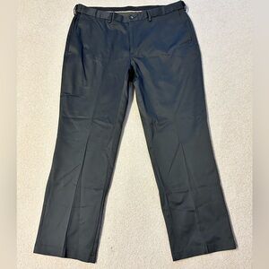 Haggar Men Dark Grey Pants 38 X 30